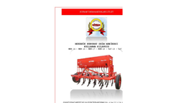 Model YAY 15 - 15 Row Spring Loaded Tread Mechanical Planting Machine Brochure