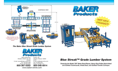 Baker Blue Streak - Model DX - Grade Lumber System Brochure