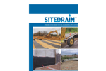 SiteDrain Strip Drain Brochure