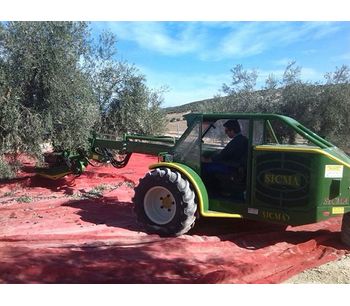 Harvester for Olives, nuts, cherries, plums with trunk shaker (equipped with or without umbrella)-2