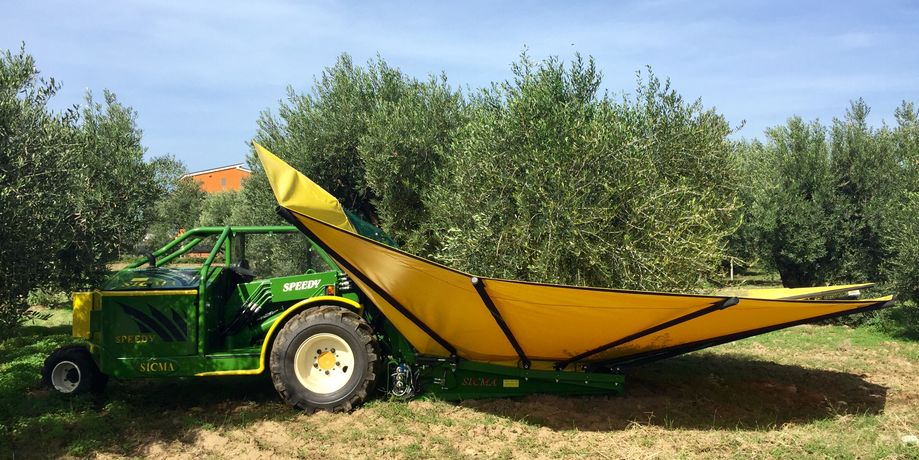 Harvester for Olives, nuts, cherries, plums with trunk shaker (equipped with or without umbrella)-3