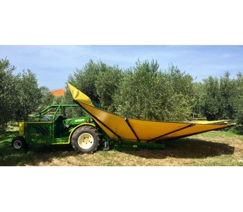 Harvester for Olives, nuts, cherries, plums with trunk shaker (equipped with or without umbrella)-3