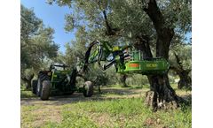 Sicma - Model TR80 - Harvester for olives, nuts, cherries, plums with trunk shaker (equipped with or without umbrella)