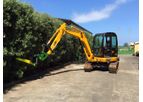 Sicma - Model Harvesting kit for miniexcavator - Harvester for olives, nuts, cherries, plums with trunk shaker (equipped with or without umbrella)