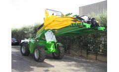Sicma - Model Harvesting kit for telehandlers - Harvester for olives, nuts, cherries, plums with trunk shaker (equipped with or without umbrella)