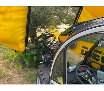 Harvester for olives, nuts, cherries, plums with trunk shaker (equipped with or without umbrella)-4