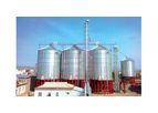 Hopper Bottom Grain Storage Silos