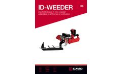 Id-David - Electrohydraulic In-Row Weeder - Brochure