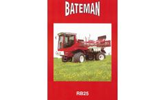 Bateman - Model RB25 - Crop Sprayer- Brochure