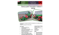 Basrijs - Model BRP\ML - Plant Harvester - Medium Large - Brochure