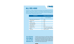 FE - Model 4000 - All Vegetable Blend - Datasheet
