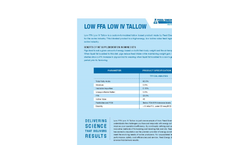 FE Low FFA Low IV Tallow
