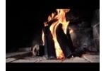 Nutshell Fireplace Briquette - Video