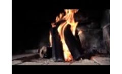 Nutshell Fireplace Briquette - Video