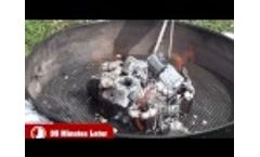 Sign in How to make barbecue with EcoNutshell barbecue briquette  - Video