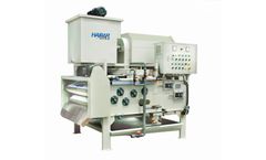 Haibar - Model HTA - Economical Type Belt Filter Press Combined Rotary Drum Thickener