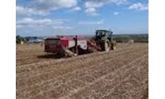 ScanStone Vegetable Windrower 2014 Video