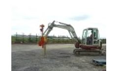 Vector Powerdrive Model 7 Excavator Mounted Postdriver - Video