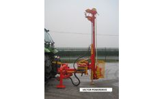 Vector PowerDrive - Model 4 Agri 120° - Fence Post Driver