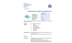 Drizit - Model 0170/DOM/1 - Domestic Oil Spill Kit Brochure