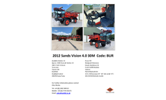 Sands Vision - Model 4.0 30m 2012- BUR - Sprayers Brochure