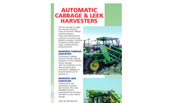 Automatic Cabbage and Leek Harvesters- Brochure