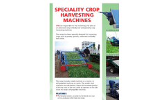 Speciality Crop Harvesting Machines - Brochure