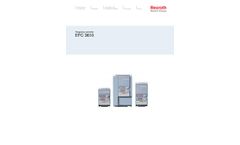 Bosch- Model EFC 3610 - Frequency Converters - Brochure