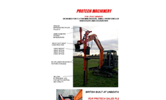 Model P18+ - Digger Mounted Post Drivers Brochure