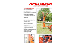 Model P 200 s - Fully Hydraulic Rear Mounted Post Driver - Brochure