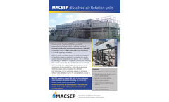 MACSEP - Dissolved Air Flotation Units Brochure