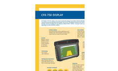 Trimble - CFX-750 - Touchscreen Display Brochure