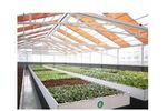 Photovoltaic Glass Panels for Solar PV Commercial Greenhouse - Agriculture - Horticulture