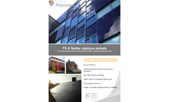 Polysolar - Model PS-A and PS-C series - a-Si - Thin-Film Panel Brochure