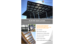 Polysolar - Model PS-M-NX series - Micromorph Silicon Thin-Film Panel Brochure