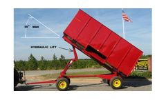 Model 14 - Hydraulic Dump Drying Wagon / Trailer