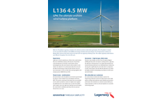 Lagerwey - Model L136-4.5MW - Ultimate Onshore Wind Turbine Platform - Datasheet