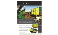 HM Trailers - Horse Muck Trailers Brochure