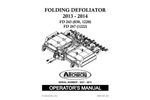 Folding Defoliator - Manuals