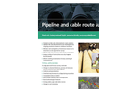 Pipeline and Cable Route Surveys Services Brochure