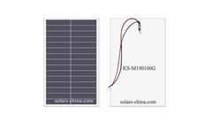 China Solar - Model KS-M190100G - Small Solar Panel