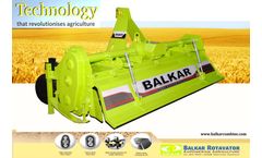 Balkar - Model 6500 - Tractor Rotavator - Brochure