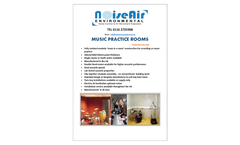 NoiseAir - Modular Music Practice Rooms and Recording Studios Brochure