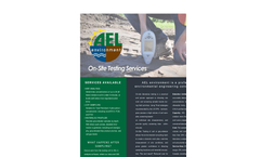 On-Site Environmental Testing Services - Brochure