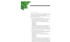Irrigation Products Brochure