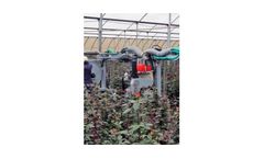 Micothon - Model EX - Spraying in Plastic Greenhouses