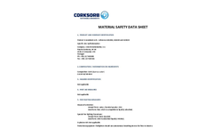 Corksorb - G01006 - Granular Cork Absorbent - Datasheet
