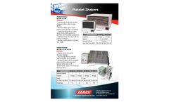 Labec - Model M-POS-42 to M-POR-48 - Platelet Shakers Brochure