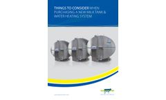 Dairymaster - Milk Cooling Tanks - Brochure