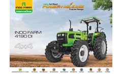 Indo Farm - Model 4190 DI - 4 Series - Tractor Brochure